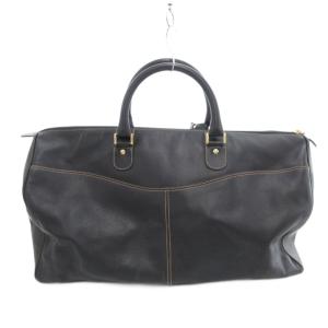 dunhill ボストンバッグ トラベル 旅行鞄 レザー 革  黒 ブラック /UO GY18