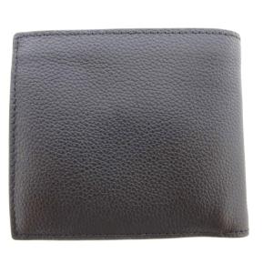 COACH 美品 二つ折り財布 ウォレット ロゴ レザー 黒 ブラック /AE GY18