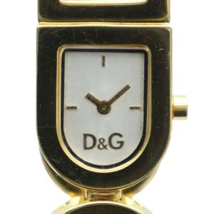 TIME 腕時計 ウォッチ クォーツ ロゴ 白文字盤 ゴールド色 GY17 /MQ