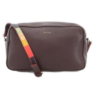 ショルダーバッグ ロゴ レザー 茶 ブラウン /AE GY18