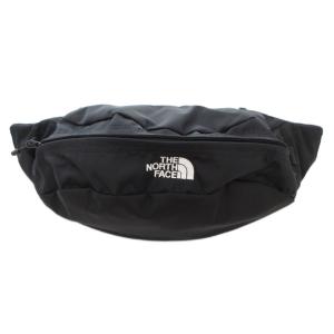 美品 スウィープ ウエストバッグ ロゴ刺繍 ナイロン 黒 ブラック NM72304 /AE GY18