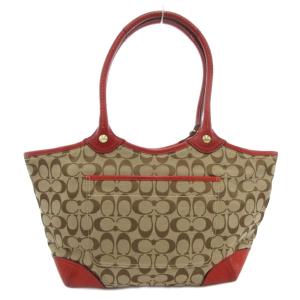 COACH トートバッグ シグネチャー ロゴ ベージュ /AE GY18
