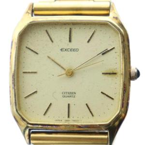 オクタゴン エクシード 腕時計 ウォッチ クォーツ スクエア ロゴ ゴールド色 4-797272 GY18