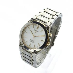 SEIKO ドルチェ dolce 腕時計 ウォッチ 自動巻き 白文字盤 ロゴ シルバー色 4M21-0A30 GY18