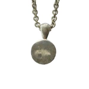 PAUL SMITH ネックレス アクセサリー ペンダント ロゴ ラウンド ラインストーン シルバー色 GY18 /MQ