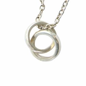 ネックレス アクセサリー ペンダント リング ロゴ シルバー色 GY18 /MQ