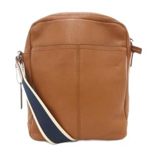 COACH F70813 ショルダーバッグ 斜めがけ ロゴ レザー 茶 ブラウン /AE GY18