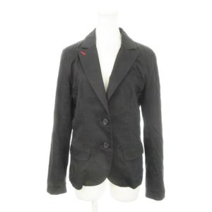 テーラードジャケット 背抜き ストレッチ 2 M 黒 ブラック /AH1 GY18