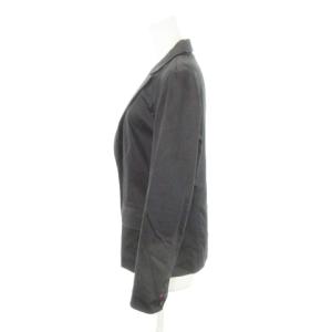 CASTELBAJAC テーラードジャケット 背抜き ストレッチ 2 M 黒 ブラック /AH1 GY18