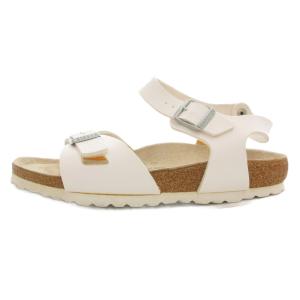 BIRKENSTOCK リオ RIO コンフォートサンダル ストラップ ベルト レザー 24cm 白 ホワイト /GV GY18