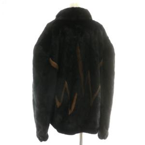 SAGA MINK 銀サガ ファーコート ミンクファー XL ブラック