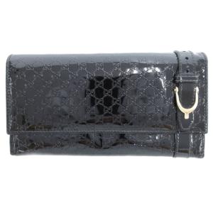 長財布 二つ折り マイクログッチシマ ブラック 309760