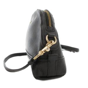 COACH F76673 ラウンドショルダーバッグ 斜め掛け クロスボディ ロゴ レザー 黒 ブラック /GV GY13