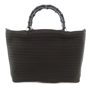GUCCI ハンドバッグ バンブーハンドル ダークブラウン 茶 /AE GY13