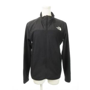 マウンテンバーサマイクロジャケット フリース スタンドカラー ジップアップ 切替 ナイロン ロゴ刺繍 アウトドア