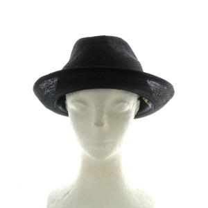 JUNYA WATANABE 中折れ ハット リネン ブラック WS-K601-051-1-1