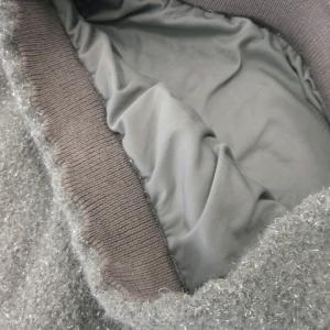 Lily Brown LilyBrown フェザーラメニットペンシルスカート タイト ロング マキシ フリル F グレー LWNS234316 /MN2