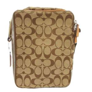 COACH ショルダーバッグ シグネチャー ロゴ 茶 ブラウン /AE GY11
