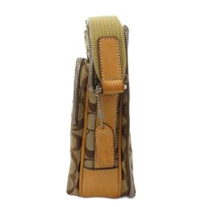 COACH ショルダーバッグ シグネチャー ロゴ 茶 ブラウン /AE GY11