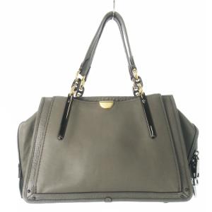 COACH ドリーマー ハンドバッグ レザー 革 ロゴ グレー 33094 /CK35 GY18