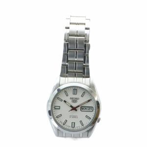 SEIKO ファイブ 腕時計 21石 自動巻き デイト シルバーカラー 7S26-03B0
