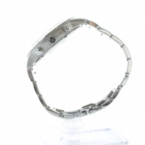 EMPORIO ARMANI 腕時計 ウォッチ クォーツ ロゴ 黒文字盤 シルバーカラー 銀色 クロノグラフ カレンダー付き AR-2460