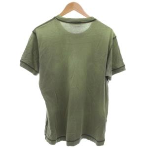 DOLCE&GABBANA Tシャツ カットソー 奏楽者たち カラヴァッジョ ロゴ 半袖 52 XL カーキ /BS GY11