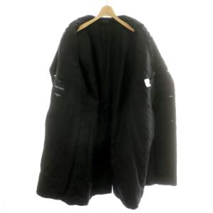 EMPORIO ARMANI ETEROPOLITAN LINE チェスター コート ボア ツイード