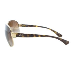 Ray-Ban アビエーター サングラス アイウェア 度なし ロゴ 6713-130 茶 ブラウン ゴールドカラー /AE