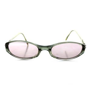 EMPORIO ARMANI サングラス セルフレーム オーバル クリア 透明 灰 グレー 紫 パープル 567 166 /MP GY18