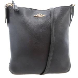 ショルダーバッグ ロゴ レザー 黒 ブラック /AE GY18