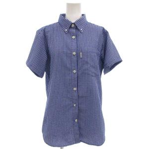 WIC.ドライタッチ ショートスリーブシャツ シャツ ブラウス 半袖 XL 青 ブルー 1114380