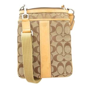 ショルダーバッグ シグネチャー ロゴ 茶 ブラウン /AE GY18