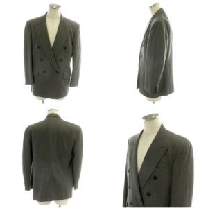 Christian Dior セットアップ 上下2点セット カジュアルスーツ テーラードジャケット ダブル ピークドラペル ノーベント