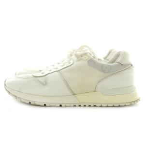 × カニエ ウェスト KANYE WEST ランアウェイ スニーカー ローカット レザー ロゴ モノグラム