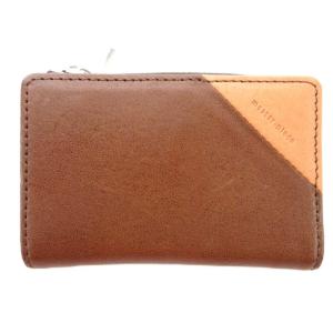 美品 キーケース 4連 小銭入れあり ロゴ レザー 茶 ブラウン /AE GY11