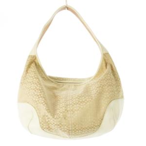 ハンドバッグ ワンショルダー キャンバス レザー 革 ミニシグネチャー ピンク 6618 /CK34 GY18