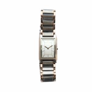 YVES SAINT LAURENT ジャンク品 2202-229053Y 腕時計 ウォッチ クォーツ スクエア 白文字盤 GY18 /MQ