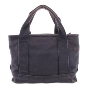 POLO RALPH LAUREN ハンドバッグ ミニトート ポニー刺繍 キャンバス 紺 ネイビー /GV GY18