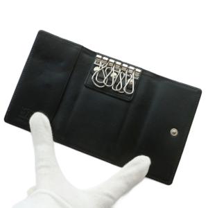 Montblanc キーケース 三つ折り 6連 レザー ロゴ 黒 ブラック /XZ GY18