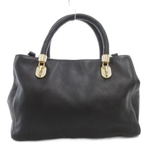 COLE HAAN ハンドバッグ ショルダー 2WAY 斜め掛け ロゴ レザー 黒 ブラック /GV GY18