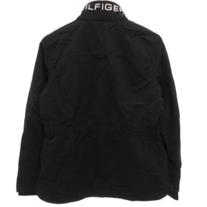 TOMMY HILFIGER ブルゾン ジャケット ジップアップ バイロン ロゴ L 黒 ブラック /BS GY18