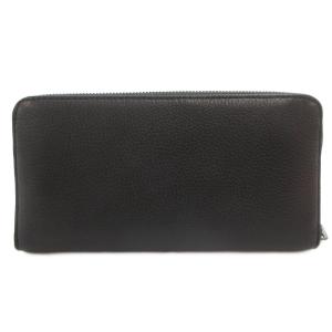 DIESEL 長財布 ウォレット 小銭入れあり ラウンドファスナー ロゴ レザー 黒 ブラック /GV GY18