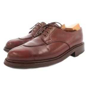 597-22 Uチップ レザーシューズ 5.5E