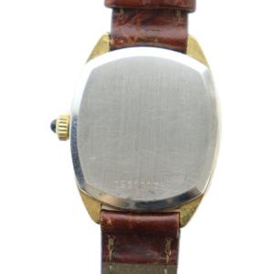 Longines ジャンク品 717 4350 腕時計 クォーツ レザーベルト ゴールドカラー