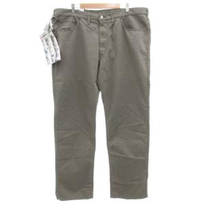 タグ付き 404 クールフレックス 白樺ブレンド ストレートパンツ ヘリンボーン柄 大きいサイズ 42