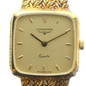 153 6774 腕時計 クォーツ スクエア ゴールドカラー