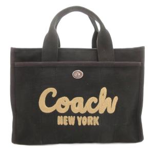 CP158 カーゴ トート CARGO TOTE ハンドバッグ ロゴ刺繍 キャンバス 黒 ブラック /GV