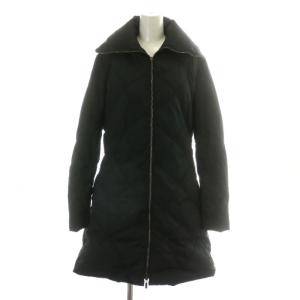 ダウンコート キルティング ダブルジップ 1 ブラック 47639-00