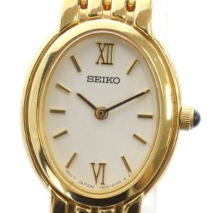 1N00-6R30 腕時計 ウォッチ クォーツ ロゴ 白文字盤 ゴールド色 GY18 /MQ